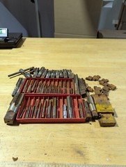 RUST DAMAGE Tap Die Parts Toledo Vermont Ridgid Pipe More Than 50 Pieces