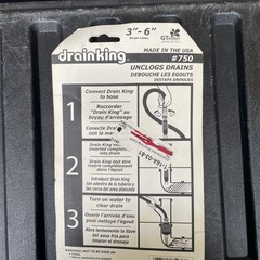 GT Water Products 750 3 to 6 Dia. in. Cup Drain Unclogger 11 L in.
