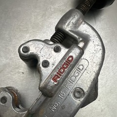 Ridgid No. 15 3/16 to 1-1/8 O.D. Tubing Cutter. Made in USA