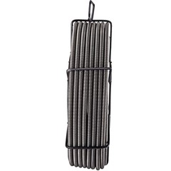75ft Drain Cleaning Cable 3/8&Prime; Solid Core Sewer Auger Snake with 4 Cutters