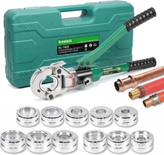 Copper Pipe press Tool with 1/2&Prime;,3/4&Prime;,1&Prime; Dies for Copper Pipe and F877 Stainless