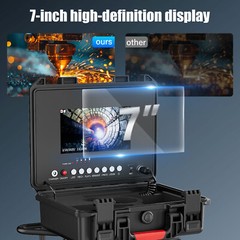 30m Sewer Pipe Inspection Camera Drain Sewer Pipeline Industrial Endoscope 7&rdquo;