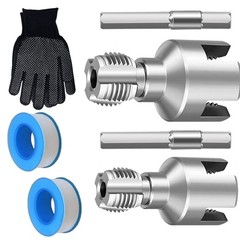 Plumbing Tool Set 1/2 In 3/4 In Threader With Anti Slip Handle And Maintenance
