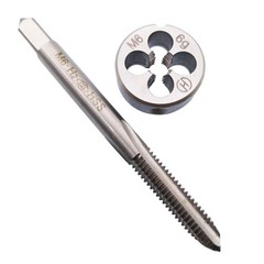 HSS M6 x 1mm Tap and M6 x 1.0mm Die Metric Thread Right Hand