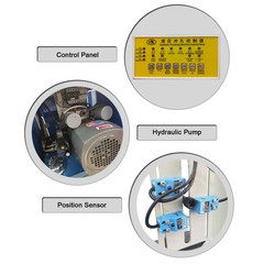 Hydraulic Arc Punching Machine (220V, 2.2kW, 3T, &phi;25mm, &le;0.5mm,Half/ Full Hole)