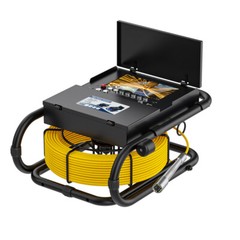 30m HD Sewer Pipe Inspection Camera with 512hz Locator Keyboard Self-leveling