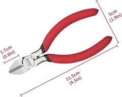 5 inch Wire Cutters, 5 Pack, Diagonal Cutters, Side Wire Snips | Small Diagonal