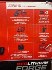 Milwaukee 2870-22 M18 FUEL Compact Pipe Threader w/ ONE-KEY w/ 1/2&Prime; &ndash; 1-1/4&Prime; Com