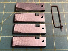 Unused Ridgid Pipe Threader Dies Set: 500B Bolt Dies 7/16&Prime;- 14 N.C (6677)