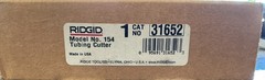 RIDGID 31652 Model 154 Quick-Acting Tubing Cutter 1-7/8 to 4-1/2 in USA
