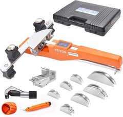 Aluminum Alloy Ratcheting Pipe Bender &ndash; 1/4&Prime;-7/8&Prime; O.D. & 7 Bending Dies