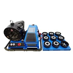 Hydraulic Hose Crimping Machine 12V Vehicle Hose Crimper 0.39&Prime;-2.40&Prime; 8 Set Dies