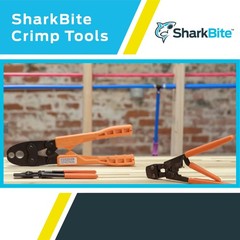 SharkBite PEX Crimp Ring Removal Tool, 1/2, 3/8&Prime;, 1/2&Prime;, 3/4&Prime;, & 1&Prime;, Orange