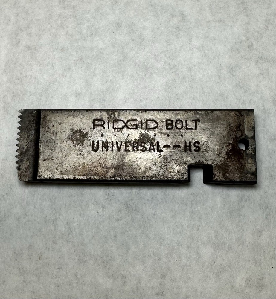 NEW Ridgid 9/16&Prime;-12 Bolt Die #1, Universal, High Speed, 48240