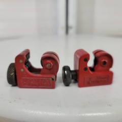 Mini Pipe Tubing Cutters 3&ndash;16mm 1/8&ndash;5/8 OD Lot of 2