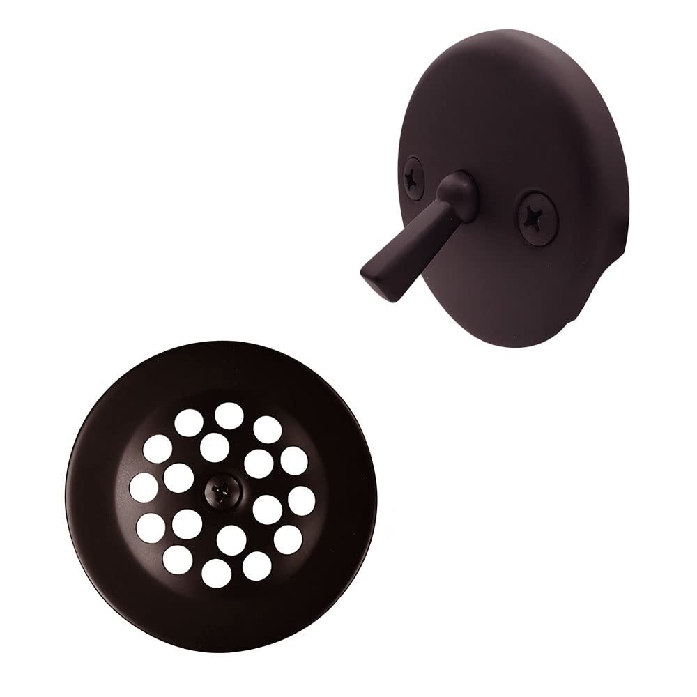 Westbrass A92-12 3-1/8&Prime; Trip Lever Bathtub and 1 Pack, Oil Rubbed Bronze