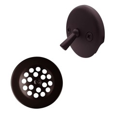 Westbrass A92-12 3-1/8&Prime; Trip Lever Bathtub and 1 Pack, Oil Rubbed Bronze