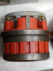 6 Piece Die Set Manual Ratchet Pipe Threader 1/2 to 2 inch with case