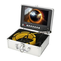 9&Prime; AHD DVR 16GB Sewer Pipe Inspection Camera 17MM Drain Industrial Endoscope 25M