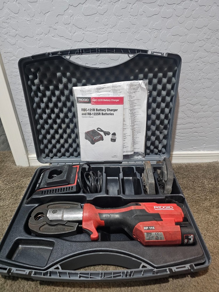 RIDGID Cordless Press Tool Kit with 1/2&Prime; &ndash; 3/4&Prime; ProPress Jaws