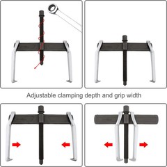 ChgImposs 2-Jaw Gear Puller, Adjustable CR-V Bearing Puller Gears, Removal Tool