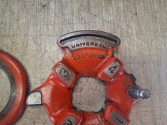 Ridgid 811A Quick-Opening Die Head 300 535 1822 Pipe Threader Dies 1/2&Prime;-3/4&Prime;
