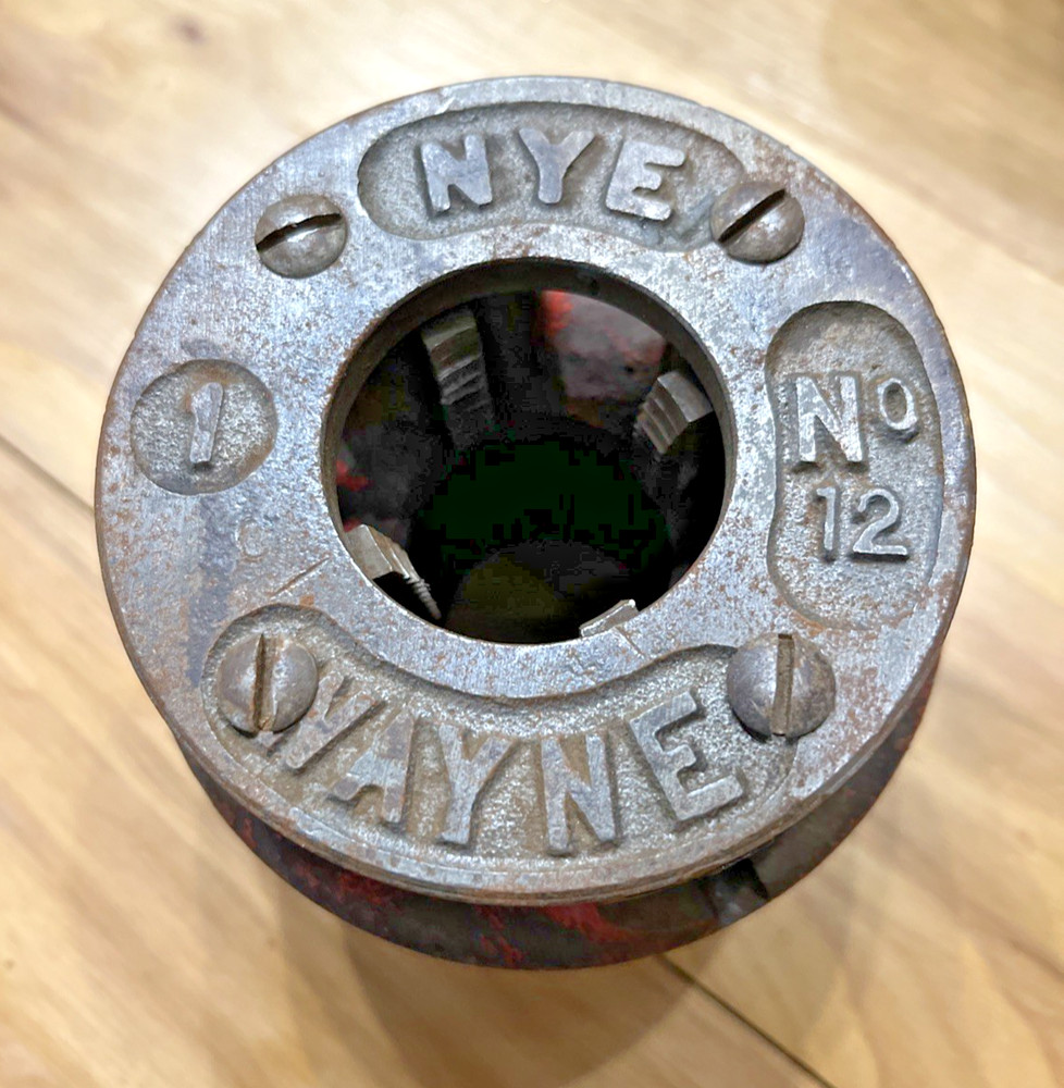 WAYNE No12 NYE Manual Ratchet Pipe Threader Die 1-1/2&Prime;