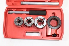 Central Forge Ratcheting Pipe Threader Tool Kit Set 30027 w/ 3 Dies