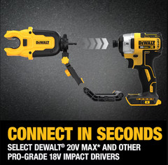DEWALT DWACPRIR Impact Connect Copper Tubing Cutter Attachment