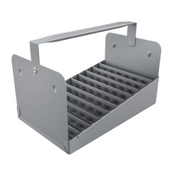 Jones Stephens N70050 1/2 Steel Nipple TOTE TRAY &ndash; 77 Cap &ndash; Grey