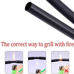 300PCS Heat Shrink Tubing,2mm / 1/12&Prime; Dia, 30mm / 1.2&Prime; Long,Industrial Heat-S&hellip;