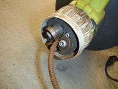 Ryobi P4002 18volt hand held drain snake with 1 battery & charger & adapter*ndr3