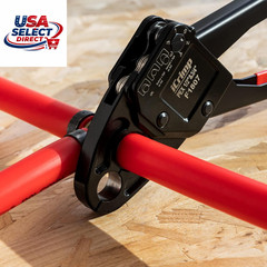 Combo Angle Head PEX Crimping Tool 1/2&Prime; & 3/4&Prime; with Go/No-Go Gauge