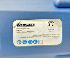 WESTWARD 22XP36 DRAIN CLEANING GUN 120V 60Hz 5.7A 500RPM USED FAST SHIPPING