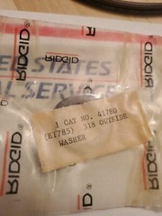 Ridgid 41780 Washer, Outside 318NEW, U1