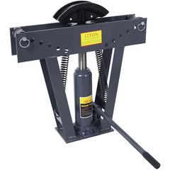12T Pipe Bender Manual Hydraulic Piping Bending Exhaust Tube Fabric Dark Gray