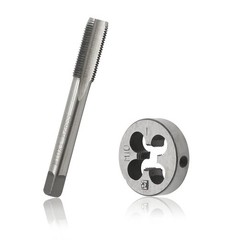 M10 x 1mm Tap and M10 x 1mm Die Metric Right Hand Thread HSS Right Hand Threa