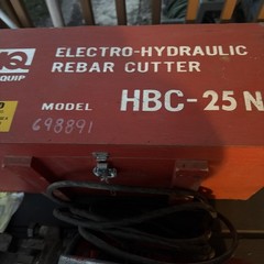 The Multiquip HBC-25N 1-inch portable electro-hydraulic rebar cutter