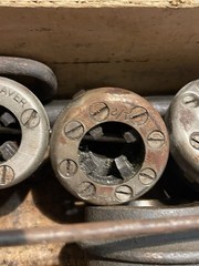 RIDGID & Beaver Pipe Threader Die Heads Lot 3/8 1/2 3/4 1&rdquo; OO-R + Parts Lot