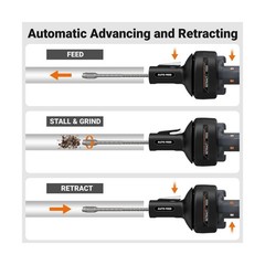 Electric Drain Auger 25ft auto feed Cordless Drain Cleaner machine Plumbing s&hellip;