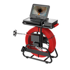 50M Drain Sewer Camera Inspection Camera Counter 512HZ Self leveling 7mm Cable