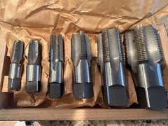 Set of (6) FMT Alloy Tool Steel Pipe size &ndash; 1/4&Prime; to 1-1/4&Prime; NPT
