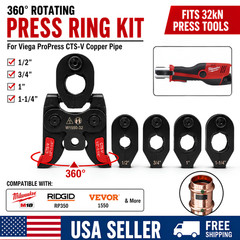 Rotating Press Jaw Kit Compatible with RIDGID RP350 32KN Press Tool ProPress