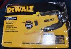 DEWALT IMPACT CONNECT Copper Pipe Cutter Attachment DWACPRIR