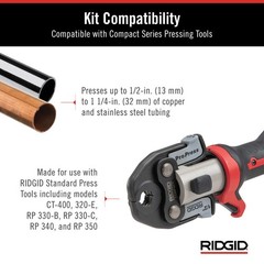 Ridgid Propress Rings Kitv1 1/2In To 1-1/4In