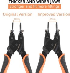 Durable Carbon Steel Disconnect Tongs for Quick Removal of Plumbing Fittings