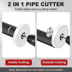 Inside Pipe Cutter for PVC Tool with 7&Prime; Scale 7 inch Hex Shank