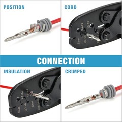 iCrimp Weather Pack Crimper Tools for Delphi APTIV Packard Weather Pack Terminal