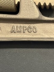 AMPCO W-212-1A 14&rdquo; Aluminum Bronze Non-Sparking Pipe Wrench ALBR USA