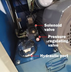220V Hydraulic Arc Punching Machine/Half /Full Hole Metal Pipe Cutting Machine